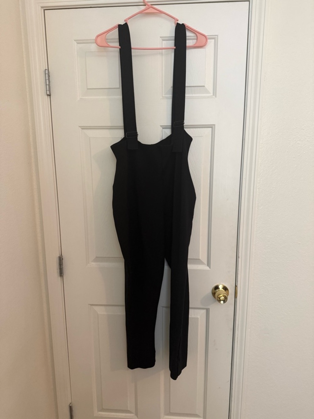 Limited Blackmilk black push-it ponte ultra high-waisted overalls sz xl - Picture 4 of 6